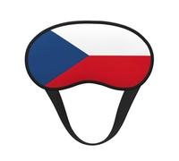 Masque de sommeil avec motif drapeau de la République tchèque pour les personnes dormant sur le côté, masque occultant en forme de coupe, pour homme et femme