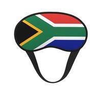 Masque de sommeil avec motif drapeau de l'Afrique du Sud, 100 % bloc de lumière, masque pour les yeux avec sangle réglable
