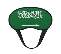 Masque de sommeil avec motif drapeau de l'Arabie saoudite pour les personnes dormant sur le côté, joli masque occultant pour la maison ou les voyages