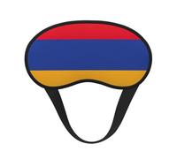 Masque de sommeil avec motif drapeau de l'Arménie pour dormeurs sur le côté, joli masque occultant pour la maison ou les voyages