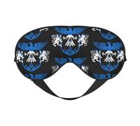 Masque de sommeil avec motif drapeau du Honduras, aigle et lion, bloque la lumière, protège les yeux la nuit, doux et sans pression, avec sangle élastique, pour la maison, les voyages, le bureau, la