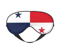 Masque de sommeil avec motif drapeau du Panama - Confortable - Réglable - Doux - Pour dormir