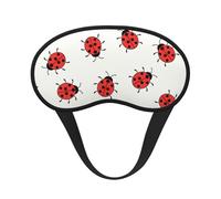 Masque de sommeil avec motif moucheté infini pour les personnes dormant sur le côté, joli masque occultant pour la maison ou les voyages