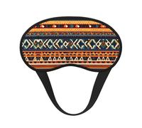 Masque de sommeil avec motifs nationaux africains - Couverture souple pour les yeux - Sans pression pour dormir - Masques pour les yeux pour les personnes dormant sur le côté