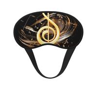 Masque de sommeil avec note de musique pour dormir sur le côté, masque de sommeil occultant pour homme et femme, masque de sommeil sans pression, doux, respirant, confortable pour dormir la nuit