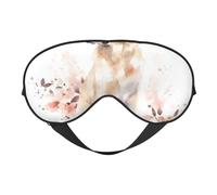 Masque de sommeil avec sangle réglable et motif papillon pour chien, couverture confortable pour les voyages, le yoga, la sieste, le sommeil et la relaxation