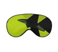 Masque de sommeil avec silhouette de sorcière pour homme et femme avec sangle réglable pour voyage, yoga, sieste, travail
