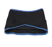 Masque de sommeil, bandeau de sommeil portable pour adultes pour s'endormir rapidement(Bord noir + bleu)