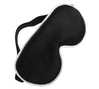 Masque de Sommeil Bébé en Soie Noire, Cache-yeux Confortable | Design Portable, Doux Peau, Bloque la Lumière, Format Léger pour Usage Quotidien