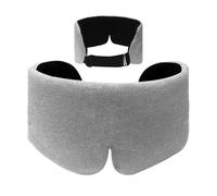 Masque de sommeil bloquant la lumière - 27,9 x 9,4 x 1 cm - Élastique et lisse - Ajustement rembourré - Pour les vols, les trains, la sieste, l'heure du coucher, la méditation ou la relaxation à la