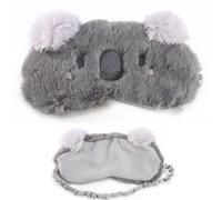 Masque de Sommeil Bloquant la Lumière, Cache-yeux Animaux Mignons, Masque de Sommeil D'hiver avec Motif Cerf de Noël et Koala
