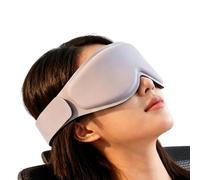 Masque de Sommeil Bloquant la Lumière,Masque de Sommeil Bloquant la Lumière 3D - Couvre-Yeux de Nuit avec Bandeau Réglable,Pour Voyage, Voyage en Avion, Road Trip, Vacances, Maison, Relaxation, Yoga
