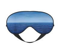 Masque de sommeil Blue Ocean Sea Eye pour dormir, masque de sommeil bloquant parfaitement la lumière pour les femmes et les hommes, bandeau doux et confortable pour les voyages