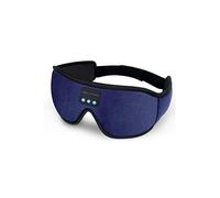 Masque de sommeil Bluetooth 3D avec écouteurs Bluetooth 5.1 ultra-fins, bleu