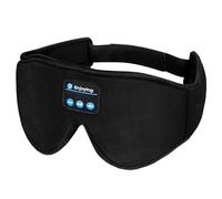 Masque de Sommeil Bluetooth avec écouteurs Bluetooth V5.0, 3D Masque de Nuit femme et Homme, Jusqu'à 10 h de lecture, Casque de Sommeil Bluetooth pour les Voyages,la Sieste, le Travail Posté