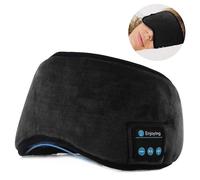 Masque de sommeil Bluetooth avec musique, en coton polyester doux, réglable, lavable, 8 heures d'autonomie