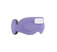 Masque de Sommeil Bluetooth, Casque de Sommeil avec Minuterie, Masque de Sommeil 3d, Femme et Homme, APP, Gel pour Application Froide/Chaude, pour Voyages/Sieste/Yoga/Méditation (Violet clair)