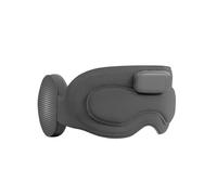 Masque de Sommeil Bluetooth, Casque de Sommeil avec Minuterie, Masque de Sommeil 3d, Femme et Homme, APP, Gel pour Application Froide/Chaude, pour Voyages/Sieste/Yoga/Méditation (Gris)