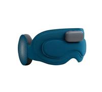 Masque de Sommeil Bluetooth, Casque de Sommeil avec Minuterie, Masque de Sommeil 3d, Femme et Homme, APP, Gel pour Application Froide/Chaude, pour Voyages/Sieste/Yoga/Méditation (Bleu)