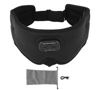 Masque de sommeil Bluetooth - Machine à bruit blanc 3 en 1 avec cordon de paupière réglable et longue durée de vie de la batterie pour un sommeil confortable (type 1)