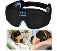 Masque De Sommeil Bluetooth,Masque Nuit Occultant 100% Bloquant La Lumière Confort Et Lavable,Sommeil Bandeau Cadeaux Pour Homme Femme Pour Méditation,Thérapie Sonore Aides Au Sommeil