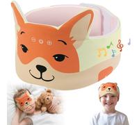 Masque de sommeil Bluetooth pour enfants avec microphone, écouteurs sans fil LC-dolida avec haut-parleur fin intégré, bandeau de sommeil réglable pour filles, garçons, tout-petits, enfants, bébés