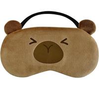 Masque de Sommeil Cartoon Peluche, Masque de Sommeil Peluche Mignon Masques de Sommeils Léger Occultant Plsuh Trousse À En Forme D'animal Masques de Sommeils de Voyage pour Voyage et Repos