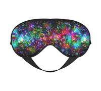 Masque de sommeil coloré pour les yeux - Belles couleurs vives - Bloque la lumière - Cadeau essentiel pour homme et femme