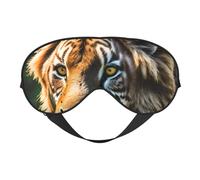 Masque de sommeil confortable avec imprimé animaux africains pour homme et femme, léger, voyage, sieste, méditation, yoga, travail