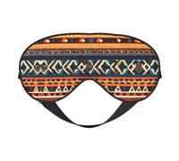 Masque de sommeil confortable et réglable avec motifs nationaux africains pour dormir