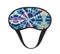 Masque de sommeil confortable et ultra doux pour dormir, voyager, travailler par quarts et méditer - Masque de sommeil bloquant la lumière Tie Dye Art pour les personnes dormant sur le côté
