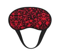 Masque de sommeil confortable et ultra doux pour les voyages, le travail, les siestes - Masque de sommeil sans pression motif éclaboussures de sang d'horreur classique, pour hommes, femmes et enfants