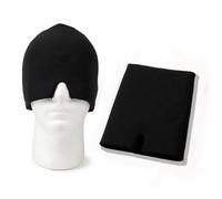 Masque de Sommeil Contre La Migraine avec Remplissage Gel, Compresse Chaude et Froide Relaxante, Masque Anti-lumière Anti-fatigue Respirant Rigide