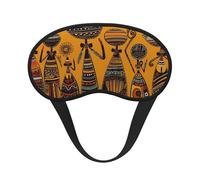 Masque de sommeil créatif de culture africaine pour homme et femme, masque de sommeil doux et confortable, masque de sommeil occultant pour voyage, yoga, sieste, travail