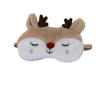 Masque de sommeil de Noël, occultant, pour les voyages de rêve festifs, pour une nuit de sommeil détendue, sans Père Noël ni bonhomme de neige, violet, taille unique