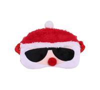 Masque de sommeil de Noël, occultant, pour les voyages de rêve, pour une nuit de sommeil détendue, sans Père Noël ni bonhomme de neige, taille unique