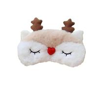 Masque de sommeil de Noël, occultant, pour les voyages de rêve, pour une nuit de sommeil détendue, sans Père Noël ni bonhomme de neige, taille unique