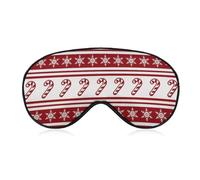 Masque de sommeil de nuit, couverture douce pour les yeux BlockLight, couverture de masque pour les yeux de sommeil confortable pour la sieste de yoga de voyage en avion compatible avec le motif de ca