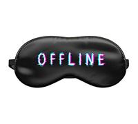Masque de Sommeil de Voyage Relax Lit Yeux Couverture Emoji Siestes Noir Hors Ligne Offline 2 [042]