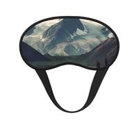 Masque de sommeil des montagnes de l'Alaska pour hommes et femmes, masque occultant pour dormir, relaxant, sans pression nocturne, bandeau doux et respirant pour les voyages, le travail de nuit, la
