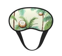 Masque de sommeil d'été en forme de cocotier pour dormir sur le côté, masque occultant pour homme et femme, masque de sommeil sans pression, doux, respirant, confortable pour dormir la nuit