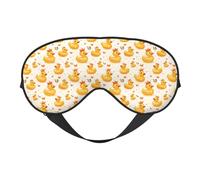 Masque de sommeil double face avec couronne, joli motif canard, pour homme et femme, occultant, pour voyage/sommeil