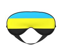 Masque de sommeil double face avec drapeau du sultanat de Burongan - Doux et confortable - Bloque la lumière - Pour le repos nocturne