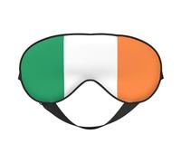Masque de sommeil double face avec drapeau irlandais doux et confortable bloquant la lumière pour le repos de nuit