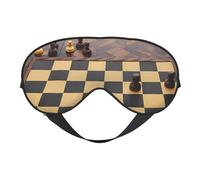 Masque de sommeil double face avec pions pour le sommeil - Pour homme et femme - Occultant pour dormir et voyager