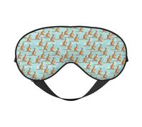 Masque de sommeil double face doux et confortable avec blocage de la lumière pour le repos de nuit