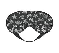 Masque de sommeil double face doux et confortable bloquant la lumière pour le repos de nuit
