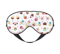 Masque de sommeil double face doux et confortable bloquant la lumière pour le repos de nuit