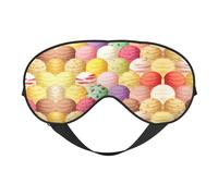 Masque de sommeil double face doux et confortable bloquant la lumière pour le repos de nuit