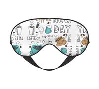 Masque de sommeil double face doux et confortable bloquant la lumière pour le repos de nuit